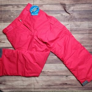 Columbia hot pink snowpants